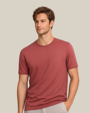 Men's Premium Tint Red T-shirt | 100% Cotton